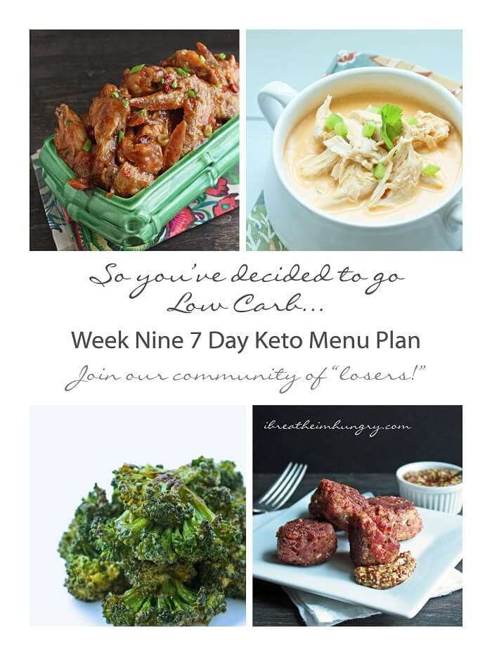 Atkins Diet Weekly Meal Planner