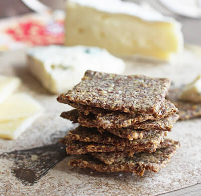 A keto friendly cracker that's perfect for all of your favorite cheeses!
