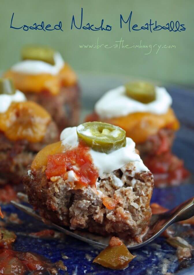 loaded nacho meatballs low carb and gluten free 4