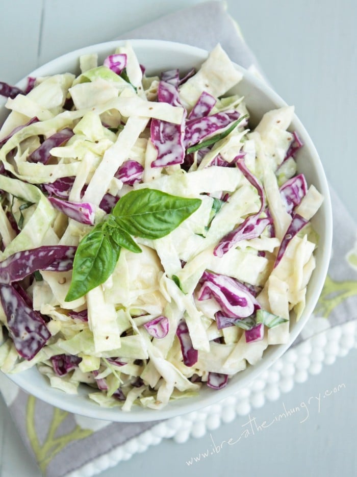 low carb and sugar free cole slaw
