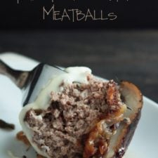 Keto Cheesesteak Meatballs - Baixo em Carboidratos