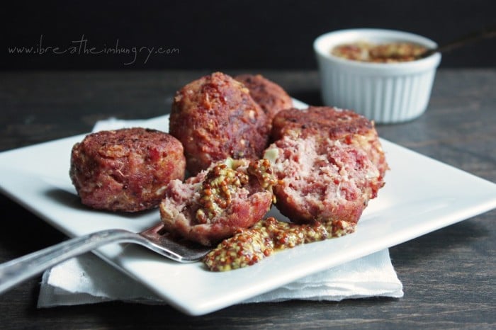 corned beef meatballs low carb and gluten free