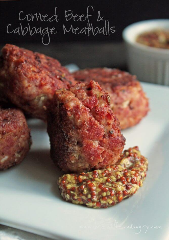 corned beef meatballs with mustard low carb and gluten free
