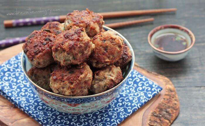 pork shumai meatballs low carb and gluten free recipe