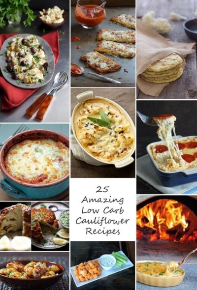 25 best low carb cauliflower recipes
