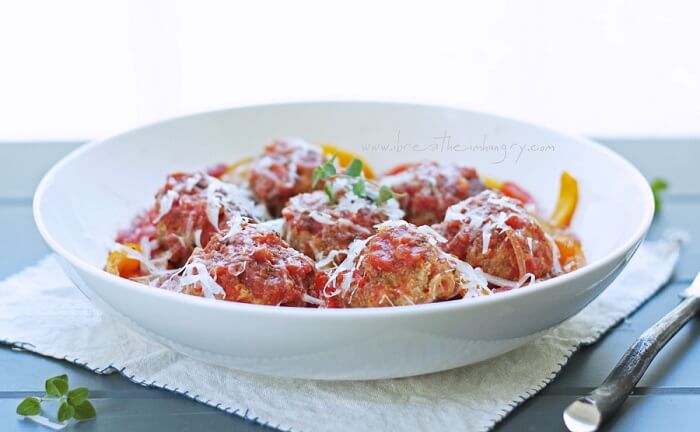 low carb italian sausage meatball recipe from ibreatheimhungry.comm
