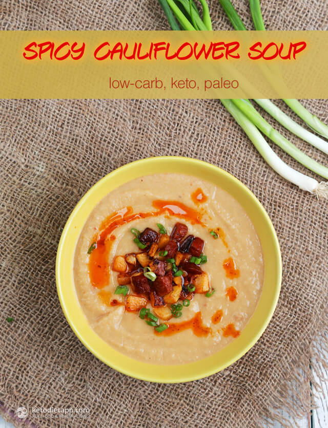 Keto Spicy Cauliflower Soup