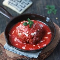 low carb meatball recipe from mellissa sevigny at ibreatheimhungry.com