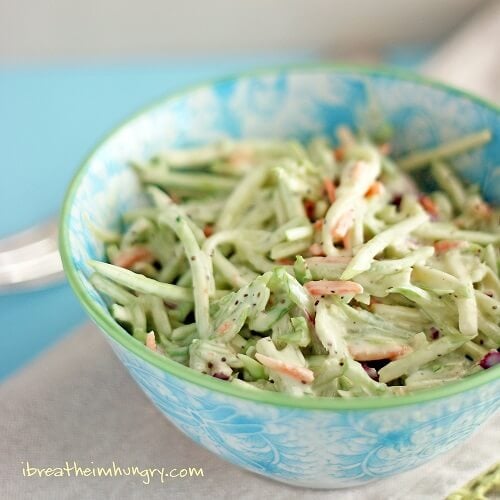 Low carb slaw recipe from mellissa sevigny