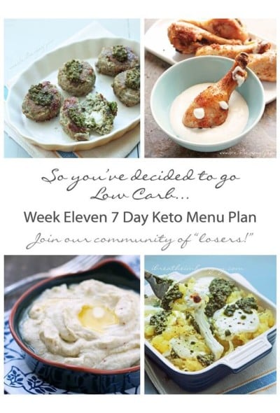 A weekly menu plan from I Breathe Im Hungry that is keto, atkins, and low carb friendly