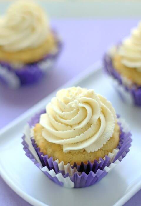 Lavender Vanilla Cupcakes