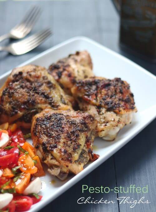 Easy low carb chicken recipe from Mellissa Sevigny of I Breathe Im Hungry