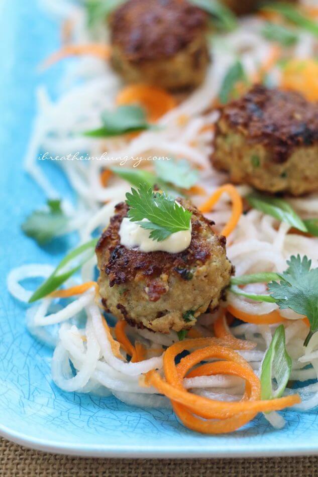 A lchf and atkins friendly meatball recipe from Mellissa Sevigny of I Breathe Im Hungry