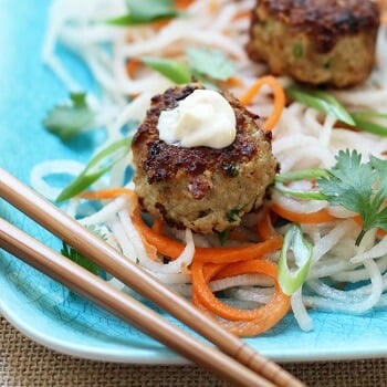 A low carb meatball recipe from Mellissa Sevigny of I Breathe Im Hungry