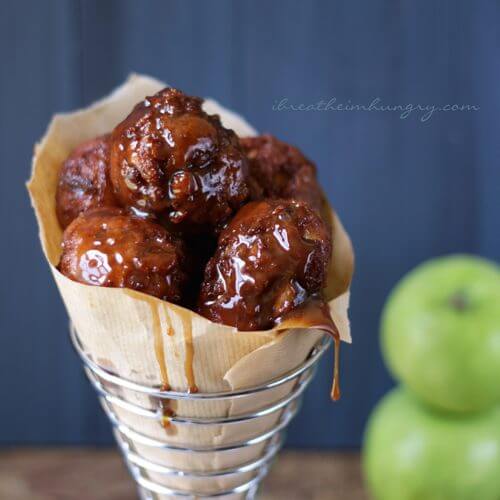 A low carb apple fritter recipe from Mellissa Sevigny of I Breathe Im Hungry