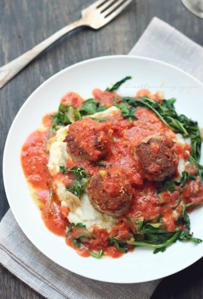 A low carb meatball recipe from Mellissa Sevigny of I Breathe Im Hungry