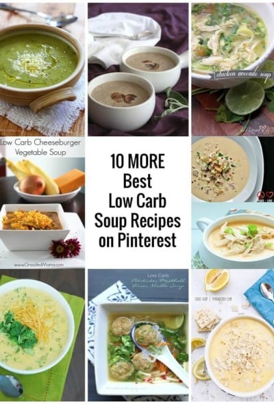 a curated list of low carb soup recipes from mellissa sevign of I Breathe Im Hungry
