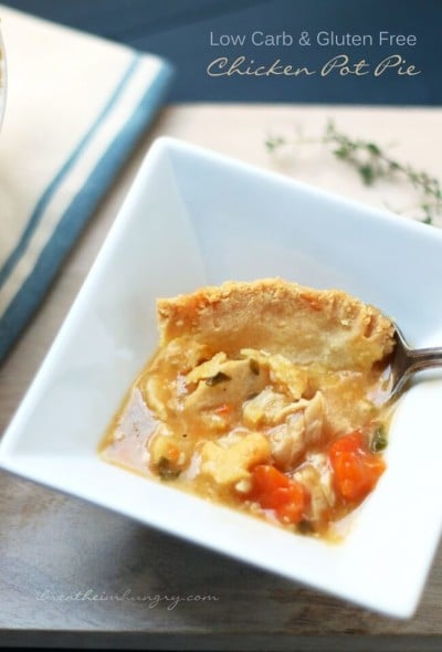 A low carb pot pie recipe from Mellissa Sevigny of I Breathe Im Hungry