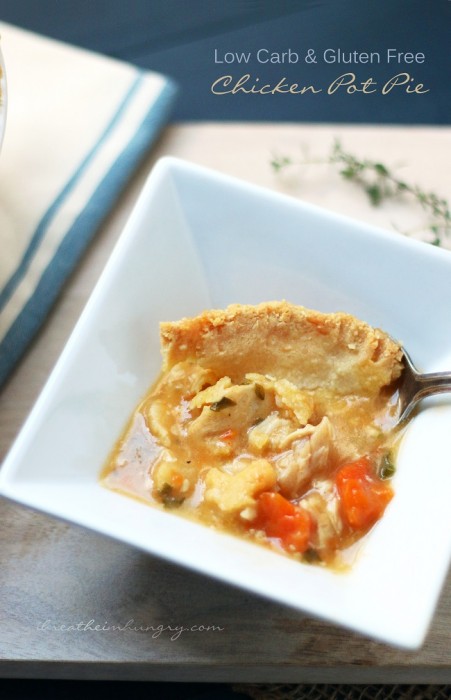 A low carb pot pie recipe from Mellissa Sevigny of I Breathe Im Hungry