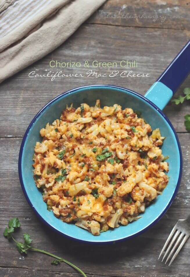 A low carb cauliflower faux Mac and Cheese recipe | I Breathe Im Hungry