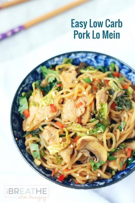 A low carb lo mein recipe from I Breathe Im Hungry