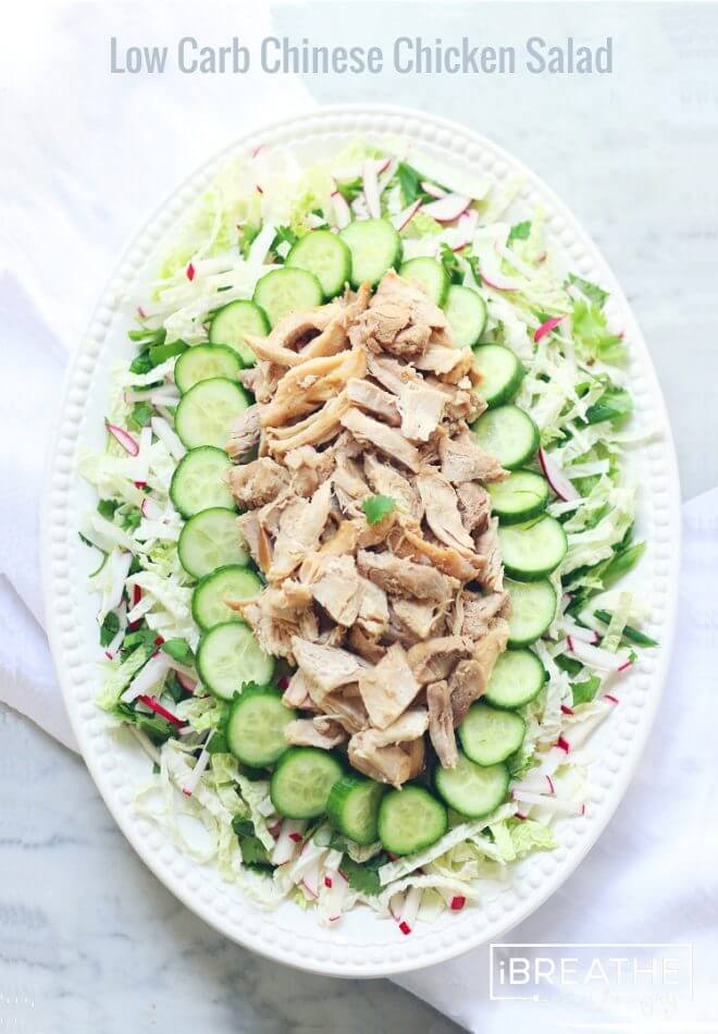 You have to try this delicious Low Carb Chinese Chicken Salad! Dairy free and keto friendly!