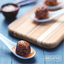 A low carb and keto friendly meatball recipe from Mellissa Sevigny of I Breathe Im Hungry