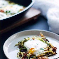 This easy and delicious low carb breakfast recipe is the perfect way to use up that zucchini in your fridge!!