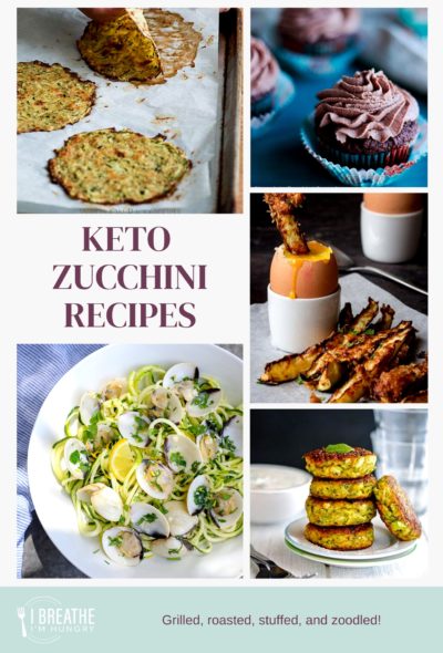 zucchini recipes infographic