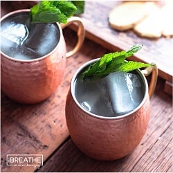 A low carb Moscow Mule Cocktail Recipe from Mellissa Sevigny of I Breathe Im Hungry