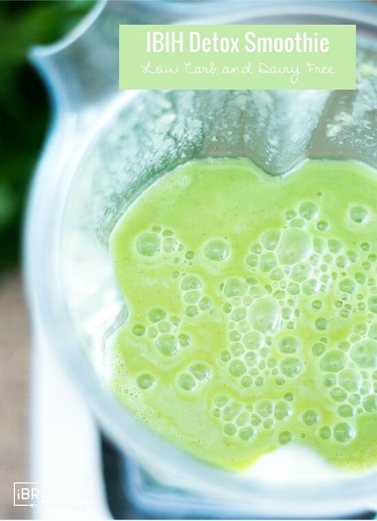 A low carb green smoothie that is sweet and refreshing without all the carbs!