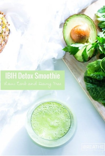 Finally - all the health benefits of a green smoothie, without the carbs and sugar! Keto, Atkins, Paleo friendly