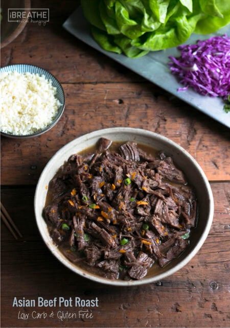 A delicious Asian style pot roast flavored with orange and ginger - low carb, keto and Paleo friendly!