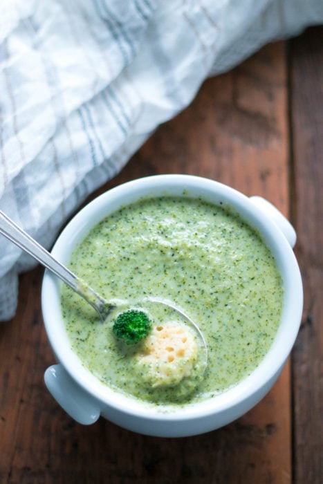Keto Broccoli Cheese Soup | I Breathe I'm Hungry