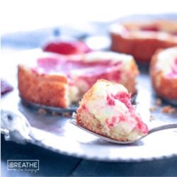 A delicious low carb cheesecake recipe from Mellissa Sevigny of I Breathe Im Hungry