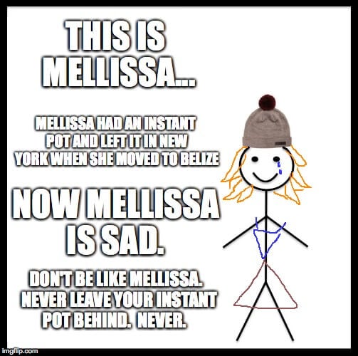 don't be like mellissa