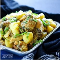 A Whole 30 curried chicken recipe from Mellissa Sevigny of I Breathe Im Hungry
