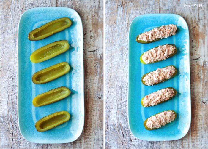 These super easy smoky tuna fish boats are fun for kids and adults! Keto and Whole 30 friendly!