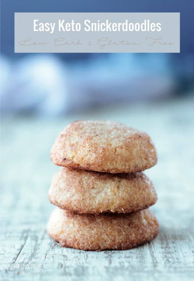 These low carb snickerdoodles will make all of your cookie dreams come true!