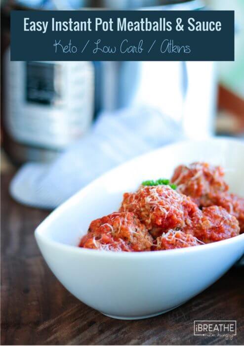 Easy Keto Meatballs in the Instant Pot - Low Carb