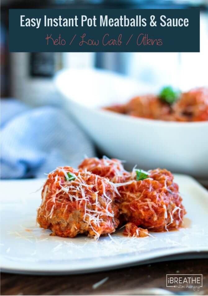 How to make Italian meatballs in the Instant Pot!