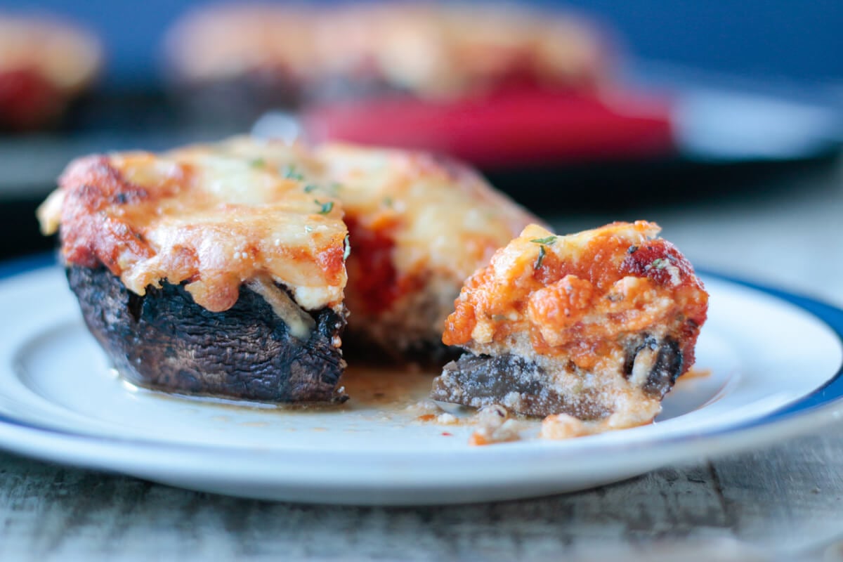 Cheesy and delicious, these lasagna stuffed portobellos are keto and low carb friendly!