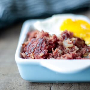 A low carb corned beef hash recipe from Mellissa Sevigny of I Breathe Im Hungry