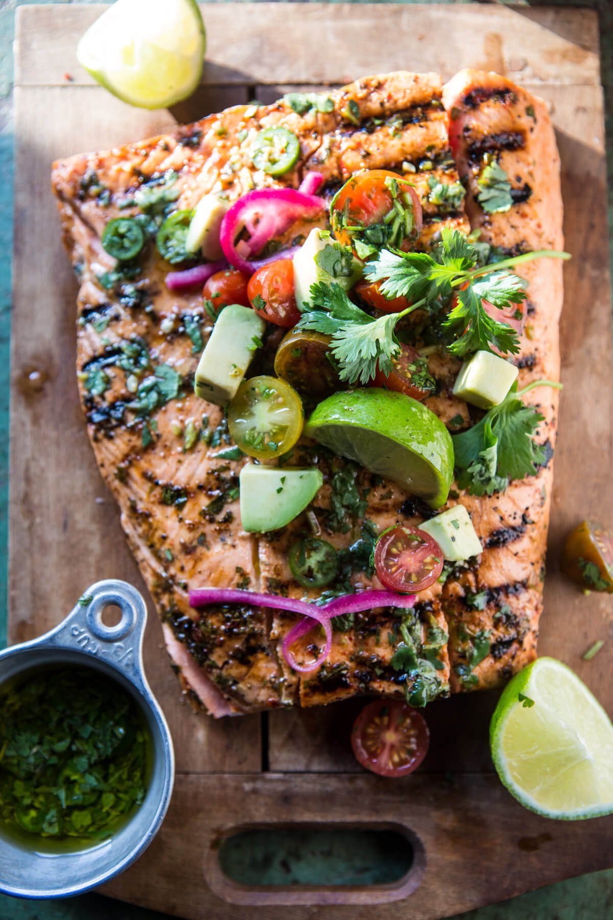 keto grilling recipes - cuban grilled salmon