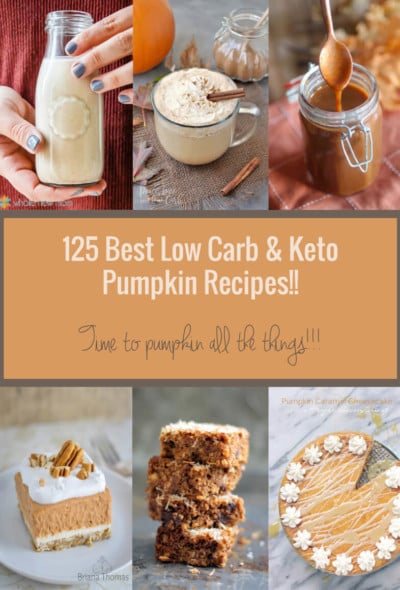 125 Best Keto Pumpkin Recipes - sweet and savory