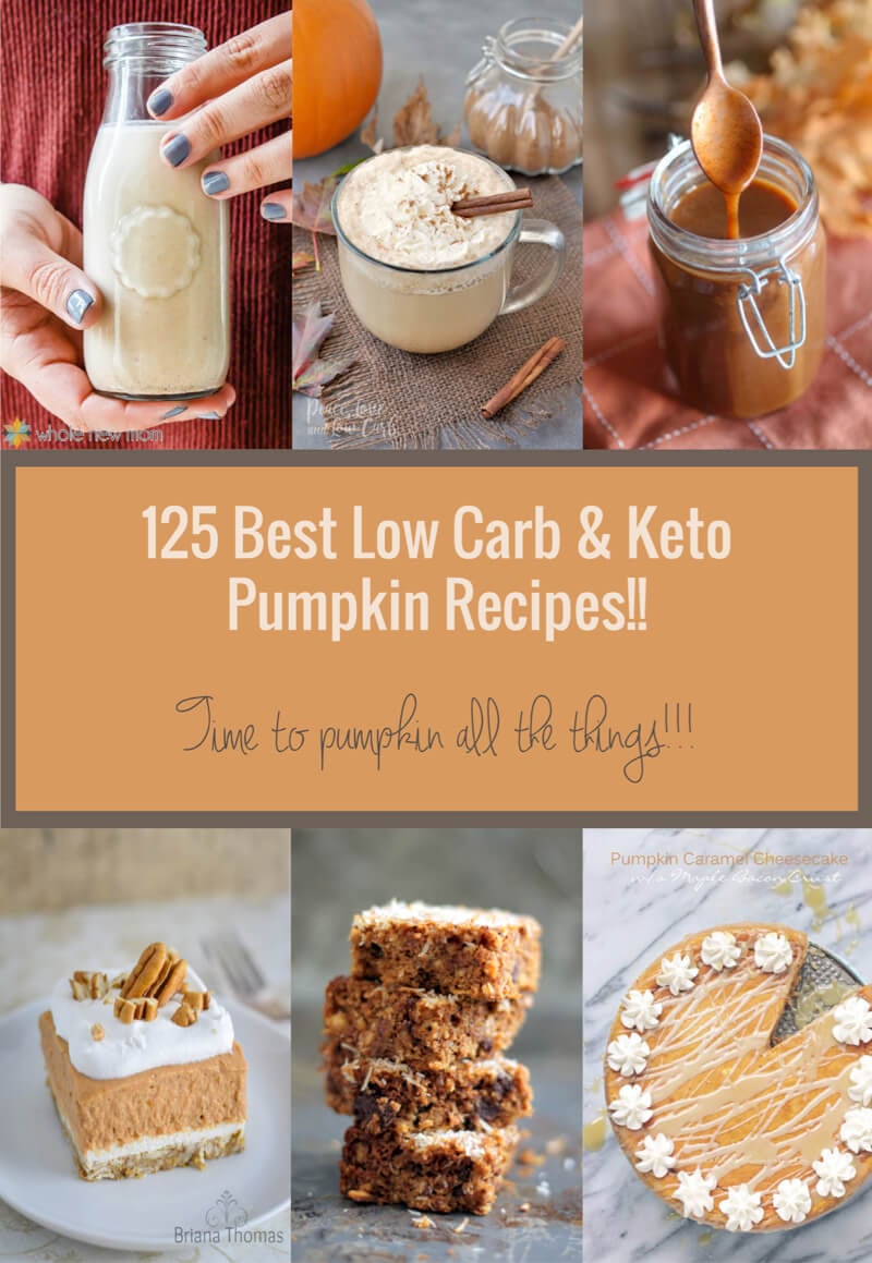 125 Best Keto Pumpkin Recipes - sweet and savory