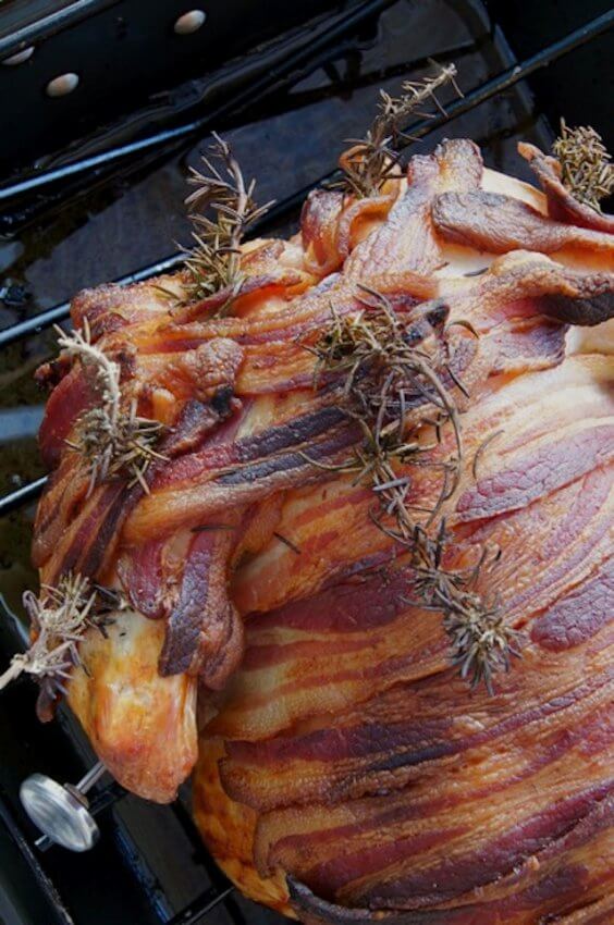 Keto Bacon Wrapped Turkey