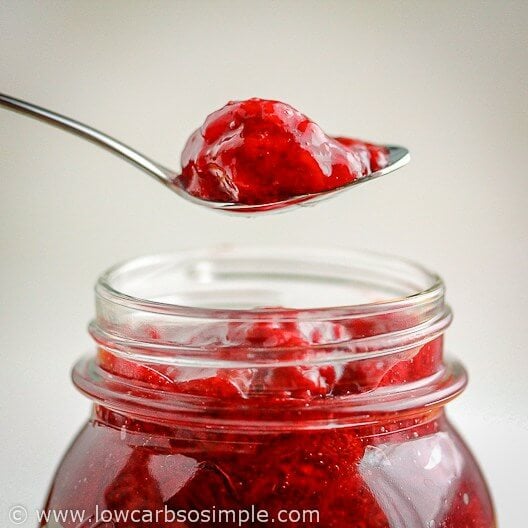low carb strawberry jam