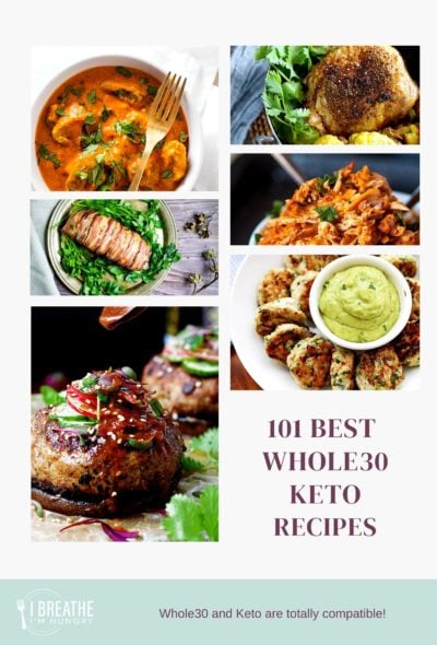 Best Whole30 Keto Recipes Graphic Poster