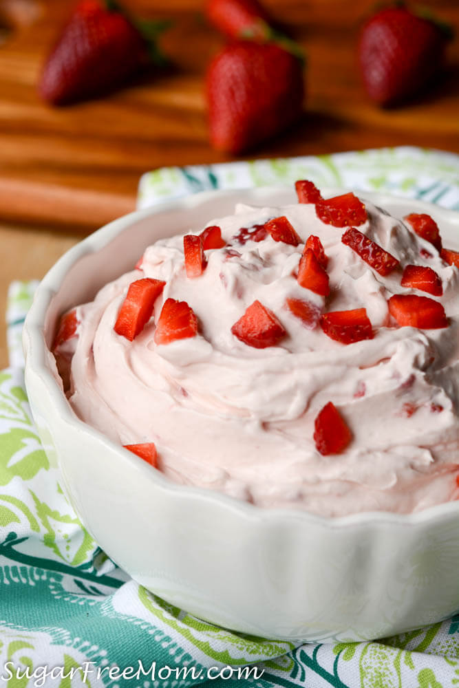 Keto Strawberry Recipes - cheesecake dip